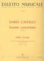 Sesta Sonata fr Violine (Blockflte), Viola da gamba (Posaune) und Bc