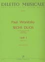 6 Duos Band 1 (Nr.1-2) fr Oboe und Violoncello Partitur und Stimmen