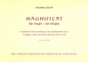 Magnificat fr Orgel Prambeln, Versetten und Finale auf die 8 Orgeltne