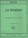 20 studies for oboe or english horn