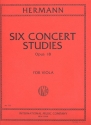 6 Concert Studies op.18 for viola