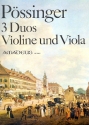 3 Duos op.4 fr Violine und Viola