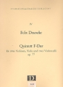 Quintett F-Dur op.77 fr 2 Violinen, Viola, 2 Violoncelli Partitur mit Stimmen