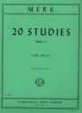 20 Studies op.11 for cello solo