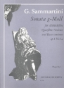 Sonate g-Moll fr Altlbockflte und Bc op.1,1a