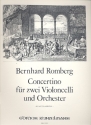 Concertino A-Dur op.72 fr 2 Violoncelli und Orchester fr 2 Violoncelli und Klavier