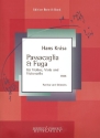 Passacaglia und Fuge  (1944) fr Streichtrio Partitur und Stimmen