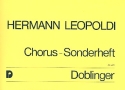 Chorus-Sonderheft Melodiestimme, Text und Akkordbezifferung