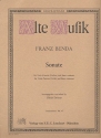 Sonate fr Viola d'amore (Violine) und Bc (Cembalo/Klavier) Partitur und Stimme (Bc ausgesetzt)