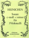 Sonate c-Moll fr 3 Violoncelli Stimmen