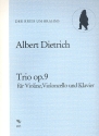Trio op.9 fr Violine, Violoncello und Klavier Der Kreis um Brahms