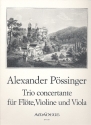 Trio concertante op.7 fr Flte, Violine und Viola