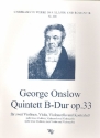 Quintett B-Dur op.33 fr 2 Violinen, Viola, Violoncello und Kontraba,  Stimmen