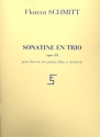 Sonatine en trio op.85 pour clavecin (piano), flute et clarinette parties