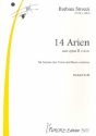 14 Arien aus op.2 (1651) fr Sopran (Tenor) und Bc