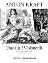 Duo fr 2 Violoncelli Partitur und Stimmen