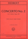 Concerto e minor no.2 op.30 for cello and piano