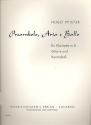 Preambolo, Aria e Ballo fr Klarinette in A, Gitarre und Kontraba 3 Spielpartituren