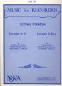 Sonate D-Dur fr Altblockflte (Flte, Oboe, Violine) und Bc