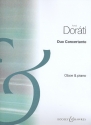 Duo concertante for oboe and piano