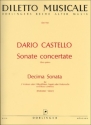Decima sonata fr 2 Violinen (2 Blockflten, Fagotte oder Celli) und Sonate concertate primo libro