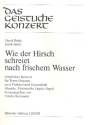 Wie der Hirsch schreiet nach frischem Wasser Geistliches Konzert fr Tenor, 2 Violinen und B.c. Partitur
