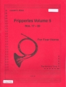 Fripperies vol.5 (nos.17-20) for 4 horns score and parts
