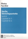 6 Streichquartette Band 3 (Nr.5-6) fr 2 Violinen, Viola und Violoncello Stimmen