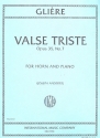 Valse triste op.35,7 for horn and piano