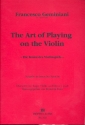 The Art of Playing on the Violin Ausgabe deutsch Die Kunst des Violinspiels