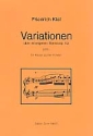 Variationen ber ein eigenes Thema op.23 fr Klavier zu 4 Hnden