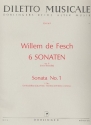 Sonate F-Dur op.6,1 fr Blockflte (Flte, Violine) und Bc