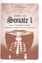 Sonate op.1,1 fr Mandoline und Gitarre Partitur und Stimmen