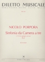 Sinfonia da camera a tre B-Dur op.2,6 fr 2 Violinen und Bc
