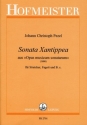 Sonata xantippea fr Fagott, Streicher und Bc Partitur und Stimmen