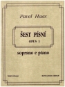 6 Lieder im Volkston op.1 fr Sopran und Klavier (ts/dt/en, 1919)