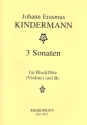 3 Sonaten fr Blockflte (Violine) und Bc