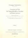 Concerto F-Dur fr Sopranblockflte, Streicher und Bc Streicherset (3-3-2-3)