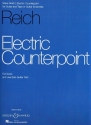 Electric Counterpoint for guitar and tape (guitar ensemble) score and live solo guitar part