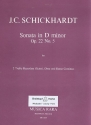 Sonate d-Moll op.22,5 fr 2 Altblockfloeten (Flten) Oboe und Bc