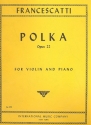 Polka op.22 for violin and piano