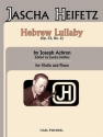 Hebrew Lullaby for violin and piano