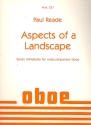 Aspects of a Landscape 7 miniatures for unaccompanied oboe