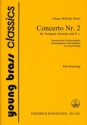 Konzert Nr.2 fr Trompete, Streicher und Bc fr Trompete und Klavier