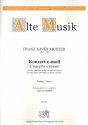 Konzert e-Moll fr Flte, Streicher und Bc Partitur