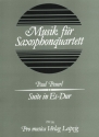 Suite Es-Dur fr 4 Saxophone (SATB) Partitur und Stimmen