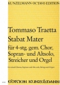 Stabat Mater fr Chor, Streicher und Orgel Partitur