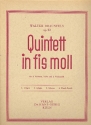 Quintett fis-Moll op.63 fr Violine I, Violine II, Viola und 2 Violoncelli Stimmen