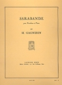 Sarabande pour trombone et piano