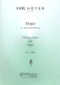 Elegie fr Violine (Flte) und Orgel